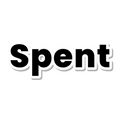 Spent die-cut sticker