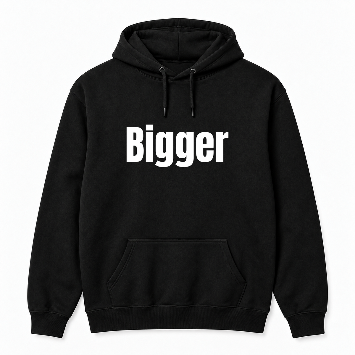 Bigger Hoodie in black