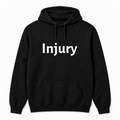 Injury Hoodie in black