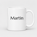 Martin Mug in white