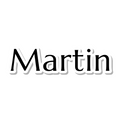 Martin die-cut sticker