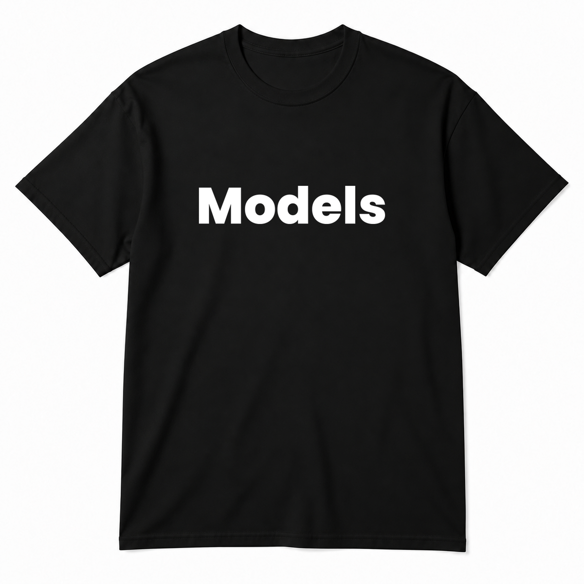 Models T-Shirt in black