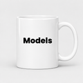 Models Mug in white