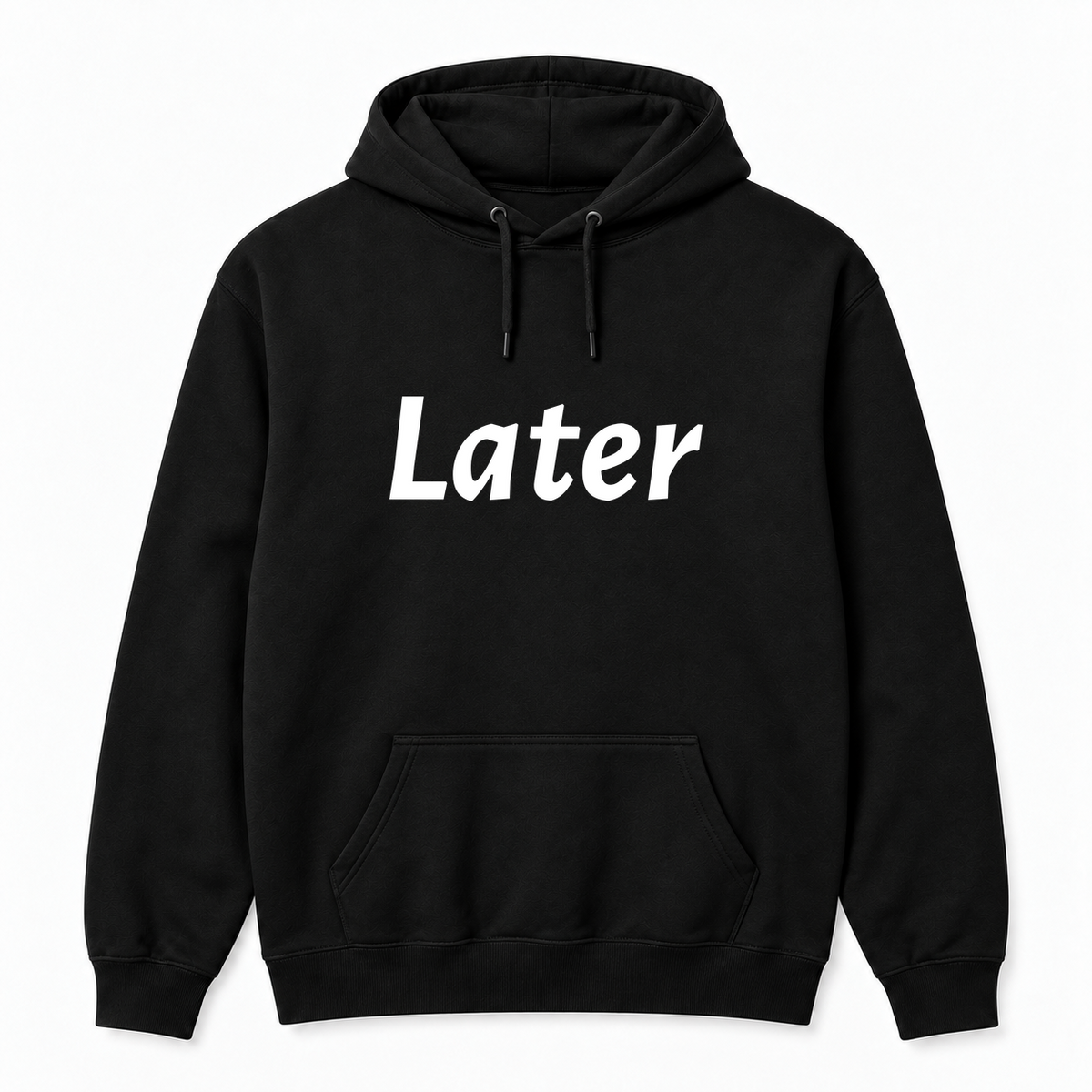 Later Hoodie in black