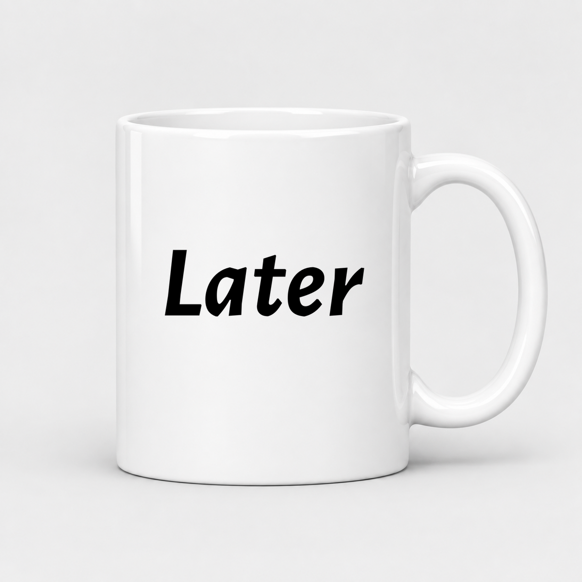 Later Mug in white