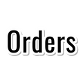 Orders die-cut sticker