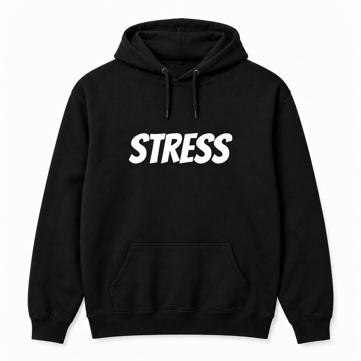Stress Hoodie in black