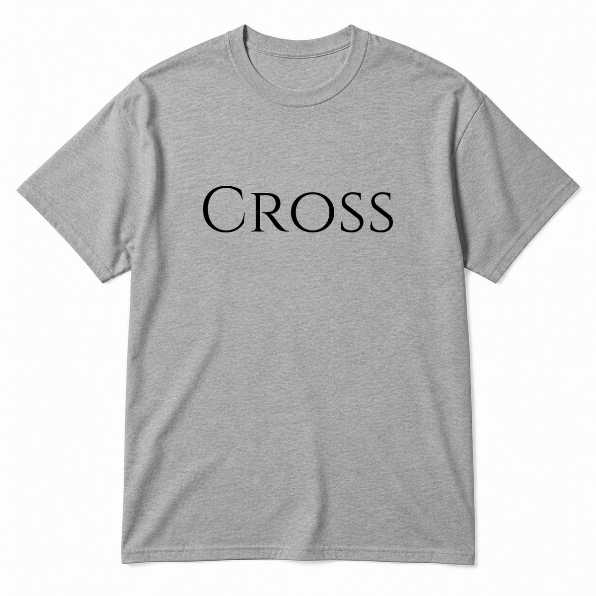 Cross T-Shirt in gray