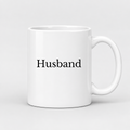 Husband Mug in white