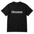 Houses T-Shirt in black