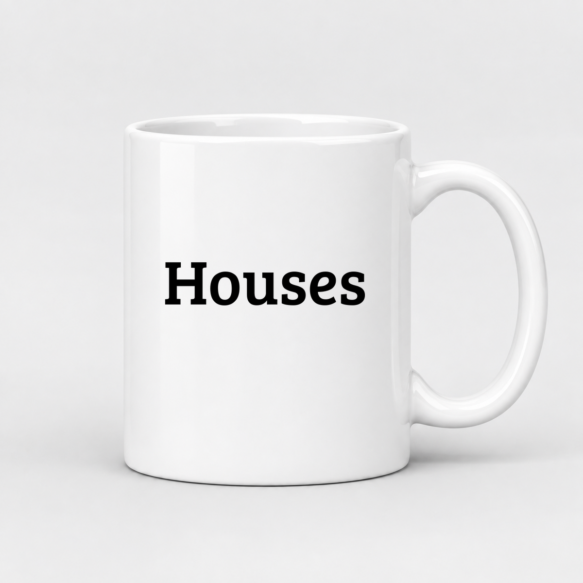Houses Mug in white