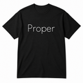 Proper T-Shirt in black