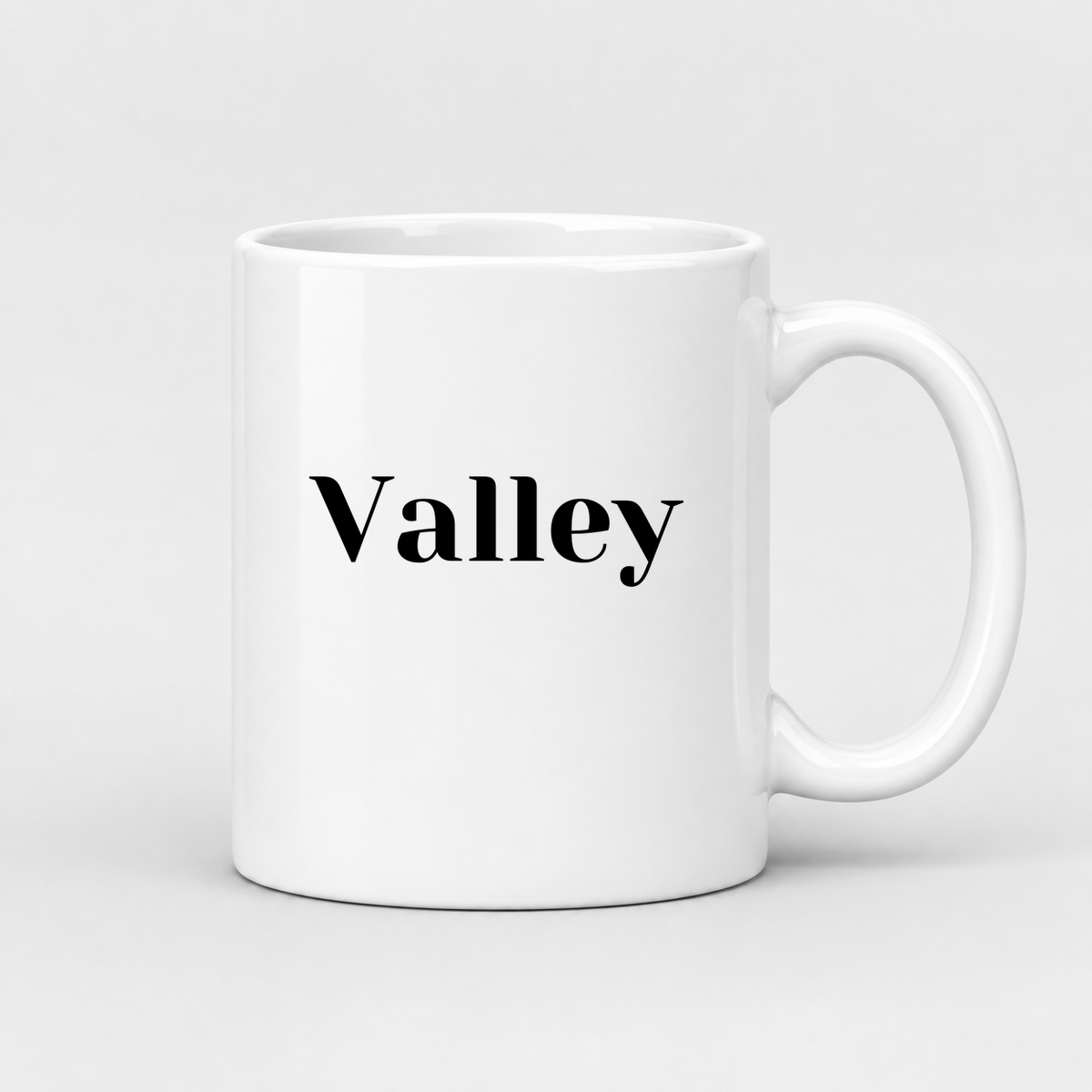 Valley Mug in white