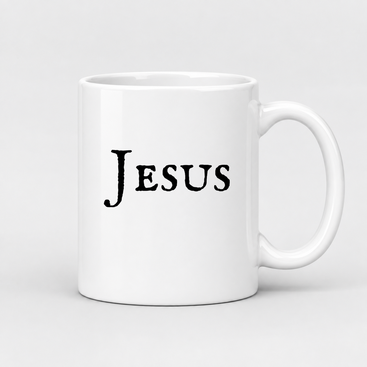 Jesus Mug in white