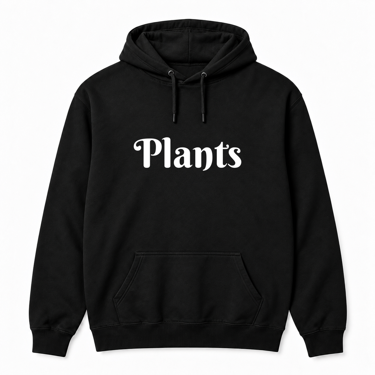Plants Hoodie in black