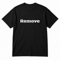 Remove T-Shirt in black