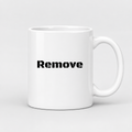 Remove Mug in white