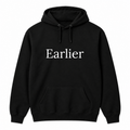 Earlier Hoodie in black