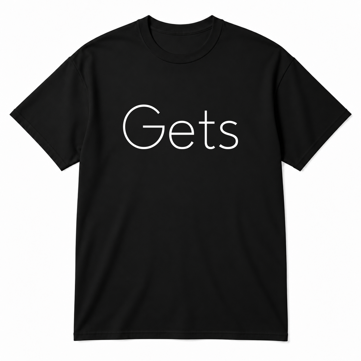 Gets T-Shirt in black