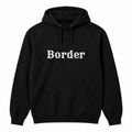 Border Hoodie in black