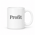 Profit Mug in white