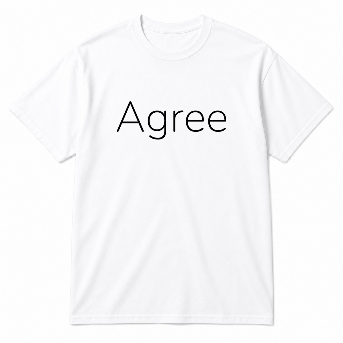 Agree T-Shirt in white