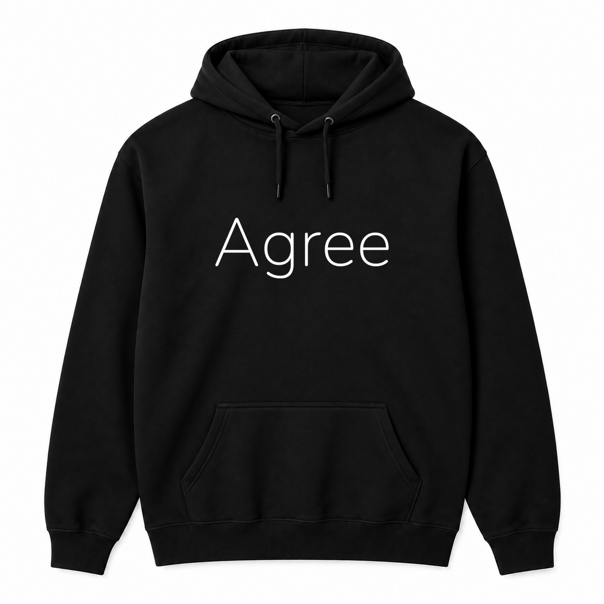 Agree Hoodie in black