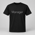 Manager T-Shirt in black