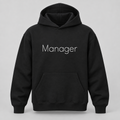Manager Hoodie in black