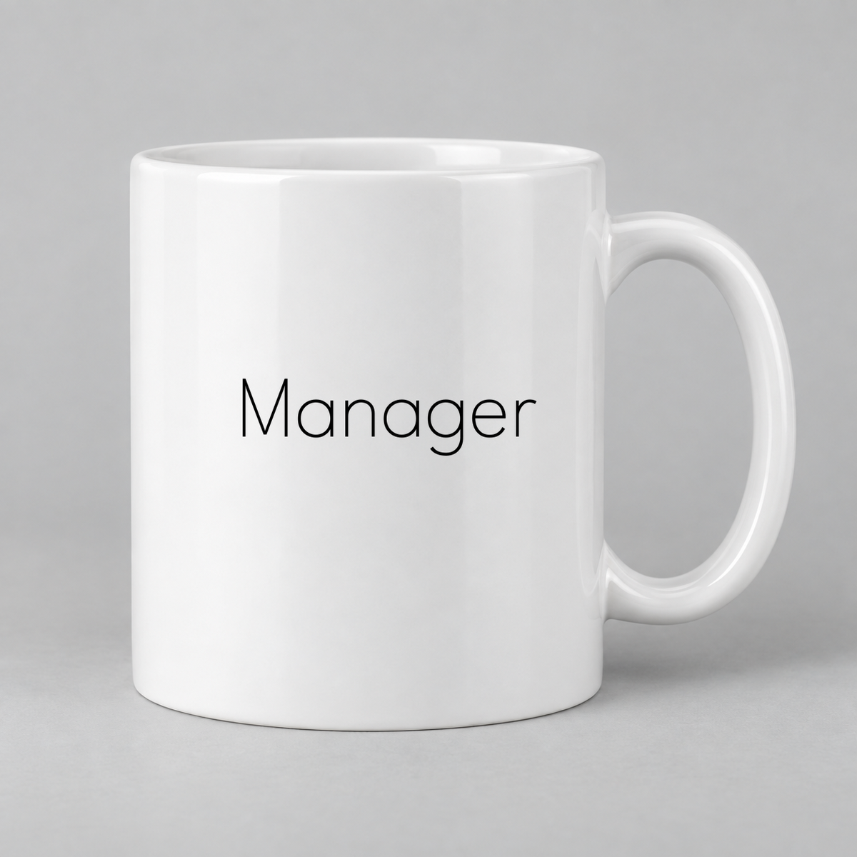 Manager Mug in white