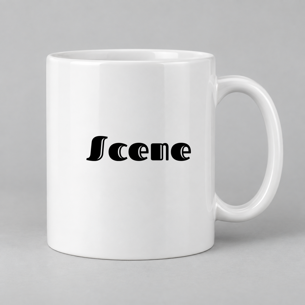 Scene Mug in white