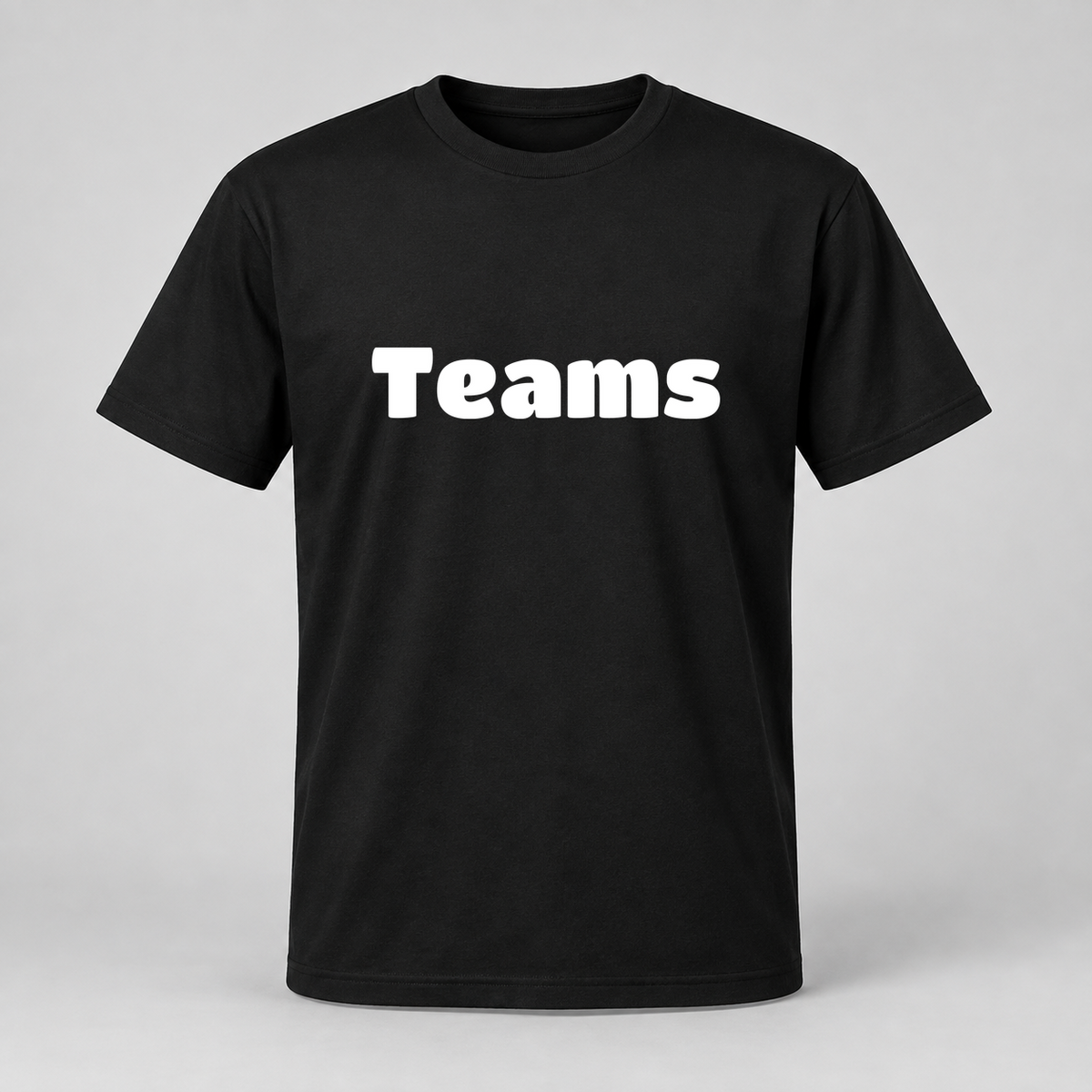 Teams T-Shirt in black