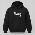 Song Hoodie in black