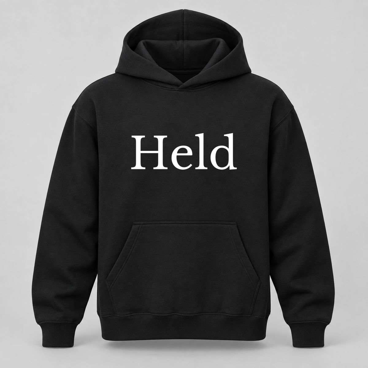 Held Hoodie in black