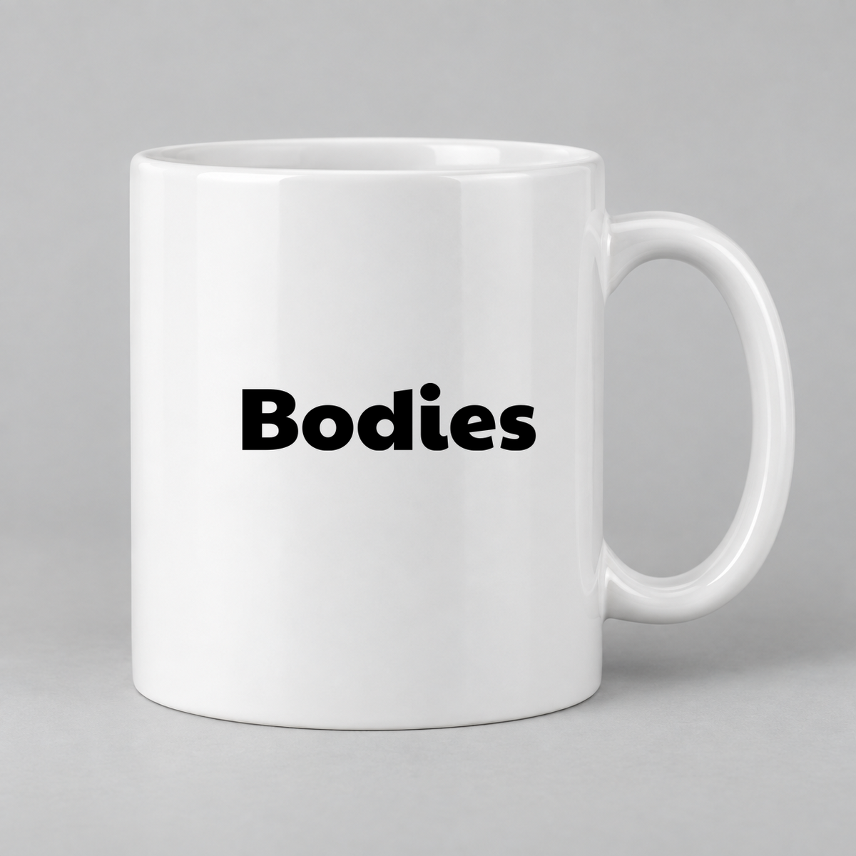 Bodies Mug in white