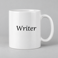 Writer Mug in white