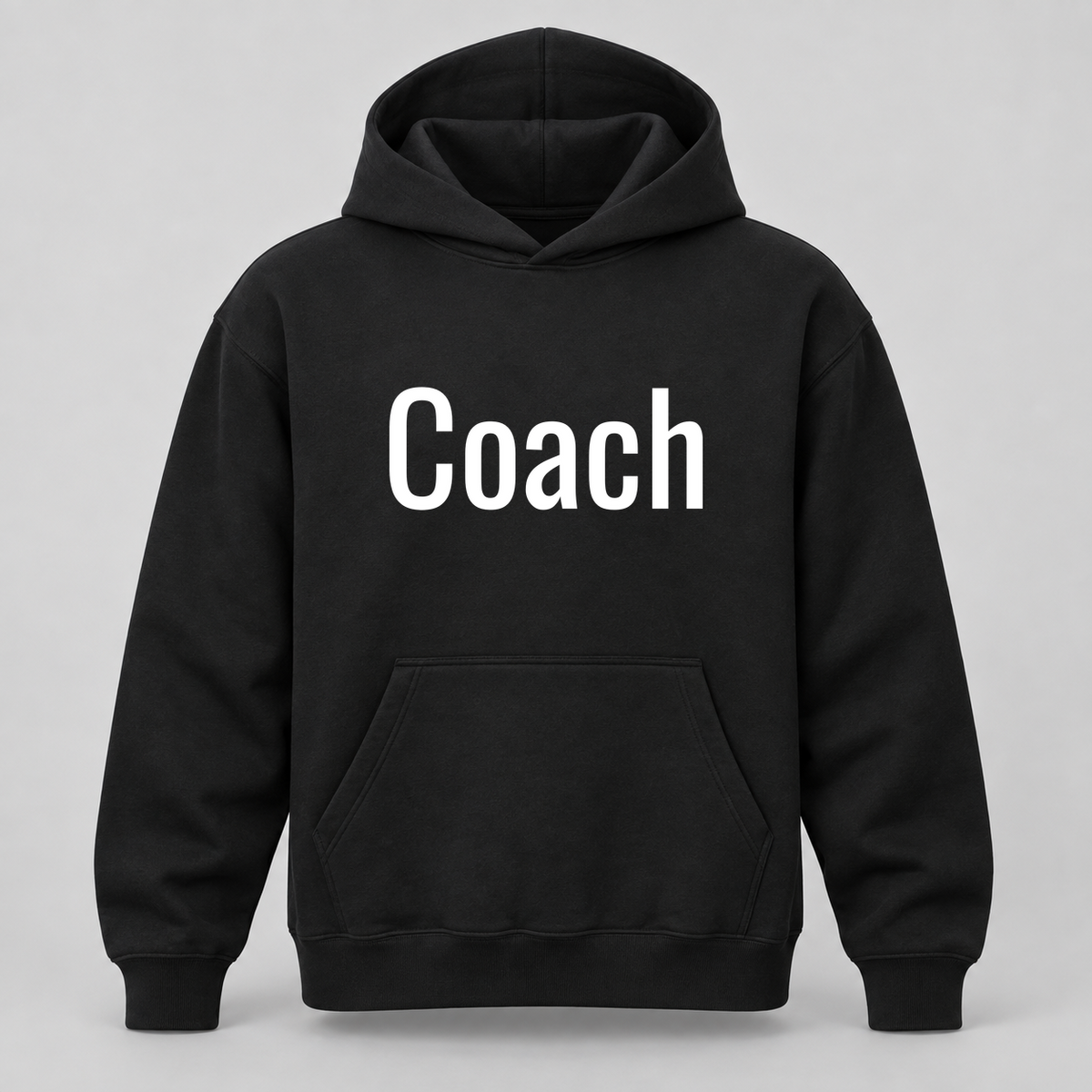 Coach Hoodie in black