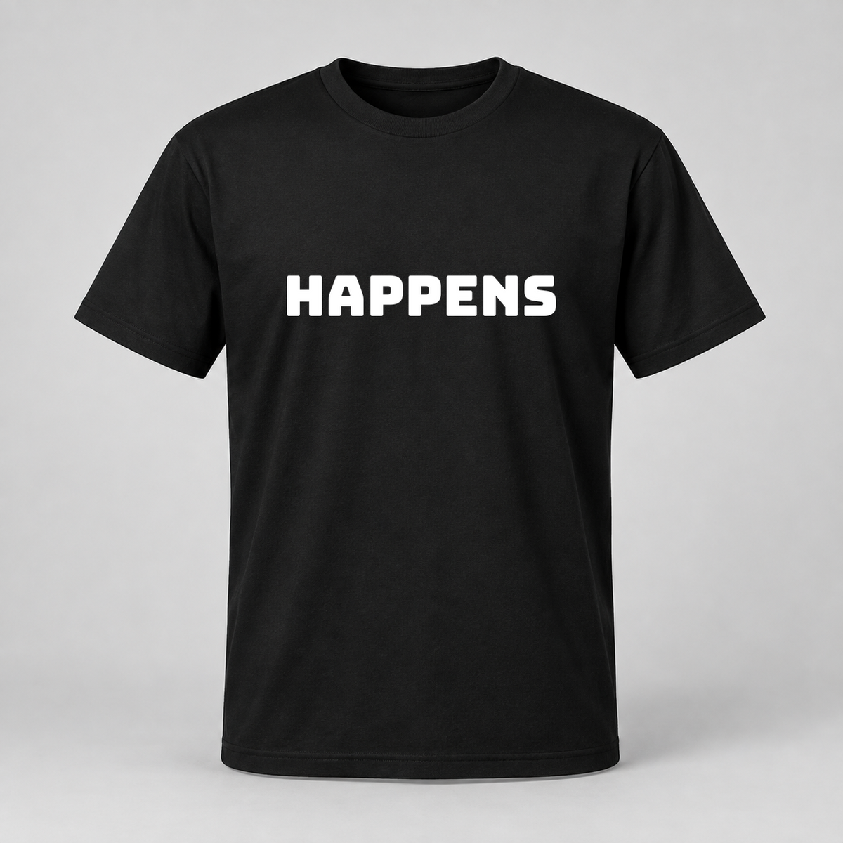 Happens T-Shirt in black