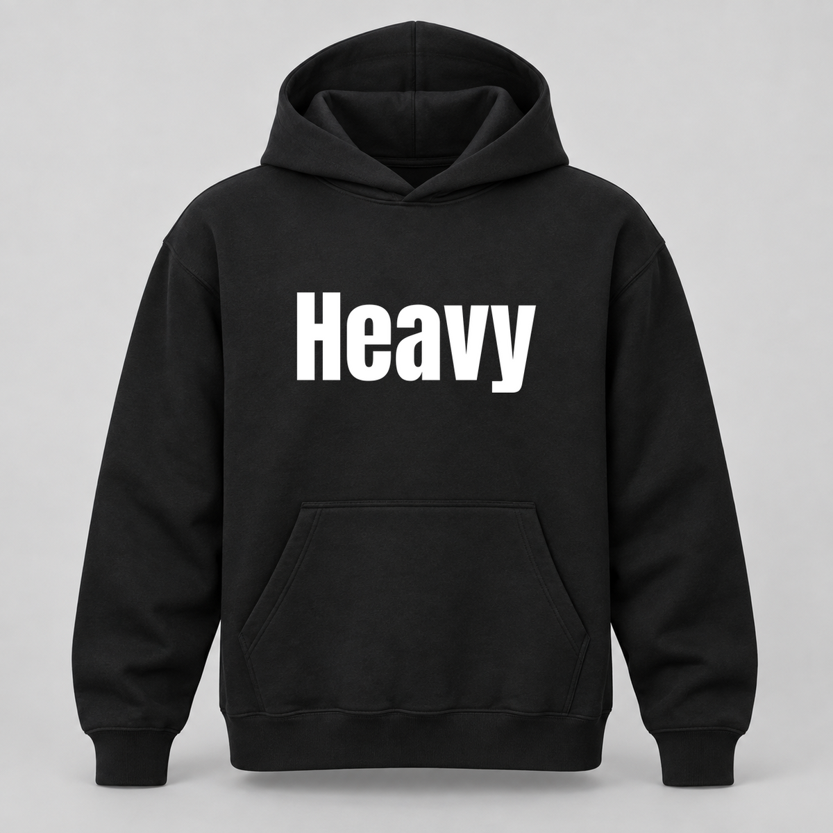Heavy Hoodie in black