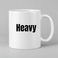 Heavy Mug in white