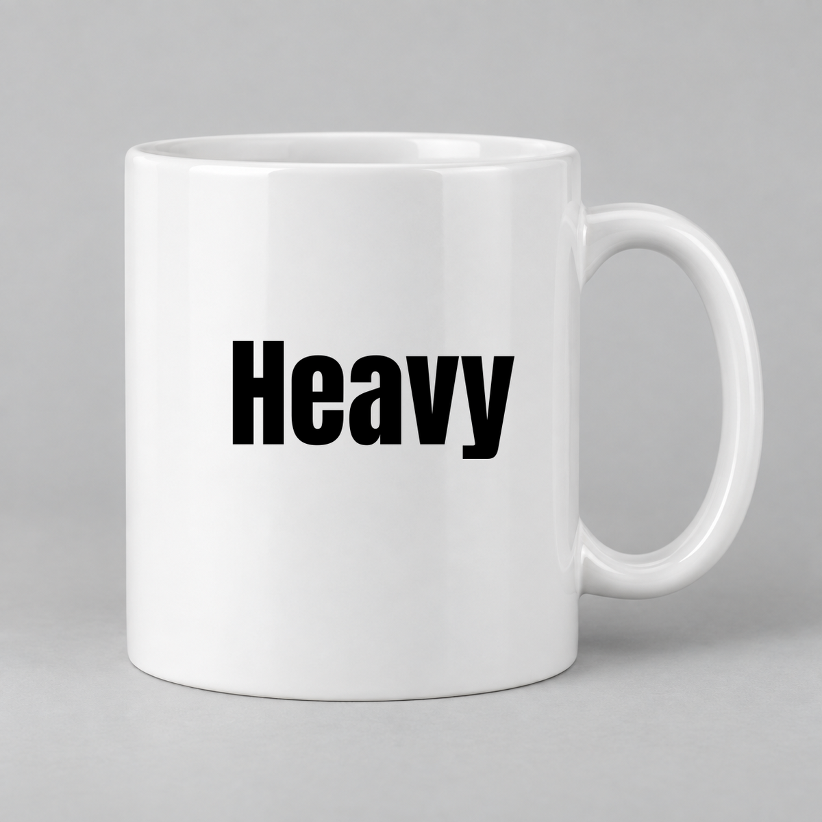 Heavy Mug in white