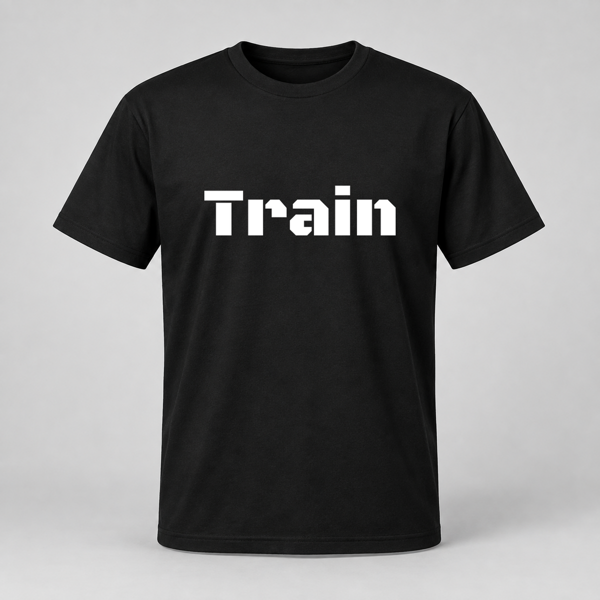 Train T-Shirt in black
