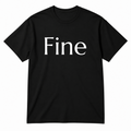 Fine T-Shirt in black