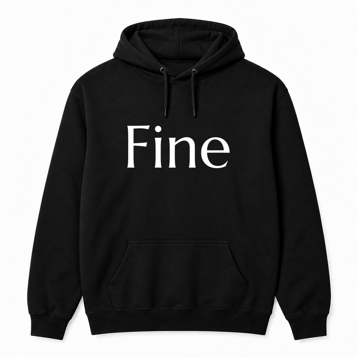 Fine Hoodie in black