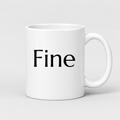 Fine Mug in white