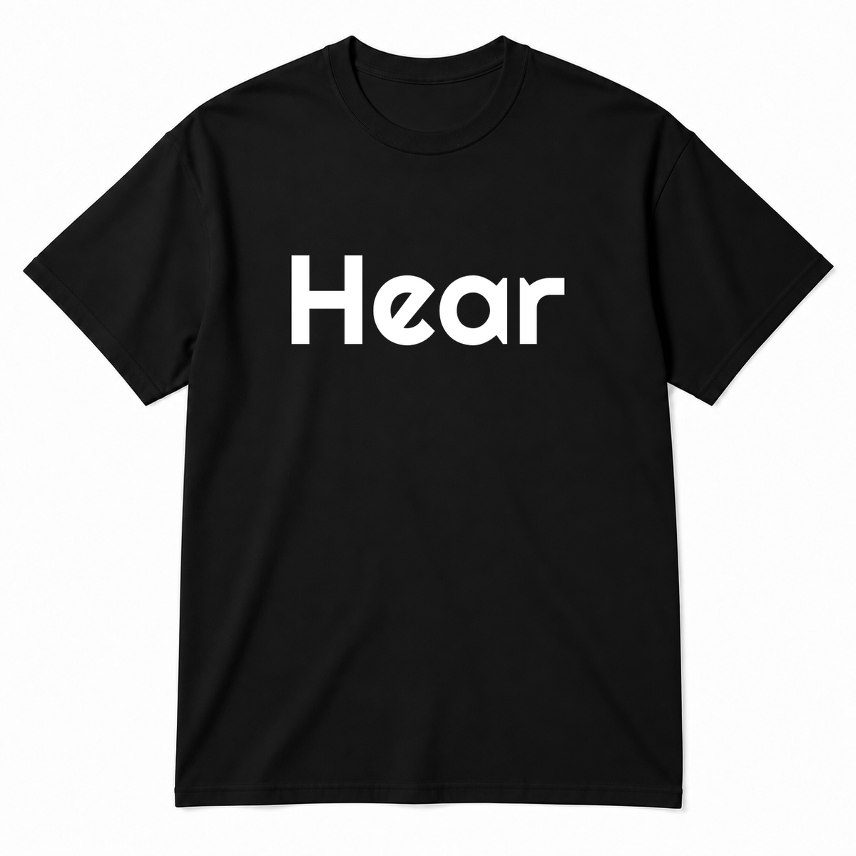 Hear T-Shirt in black