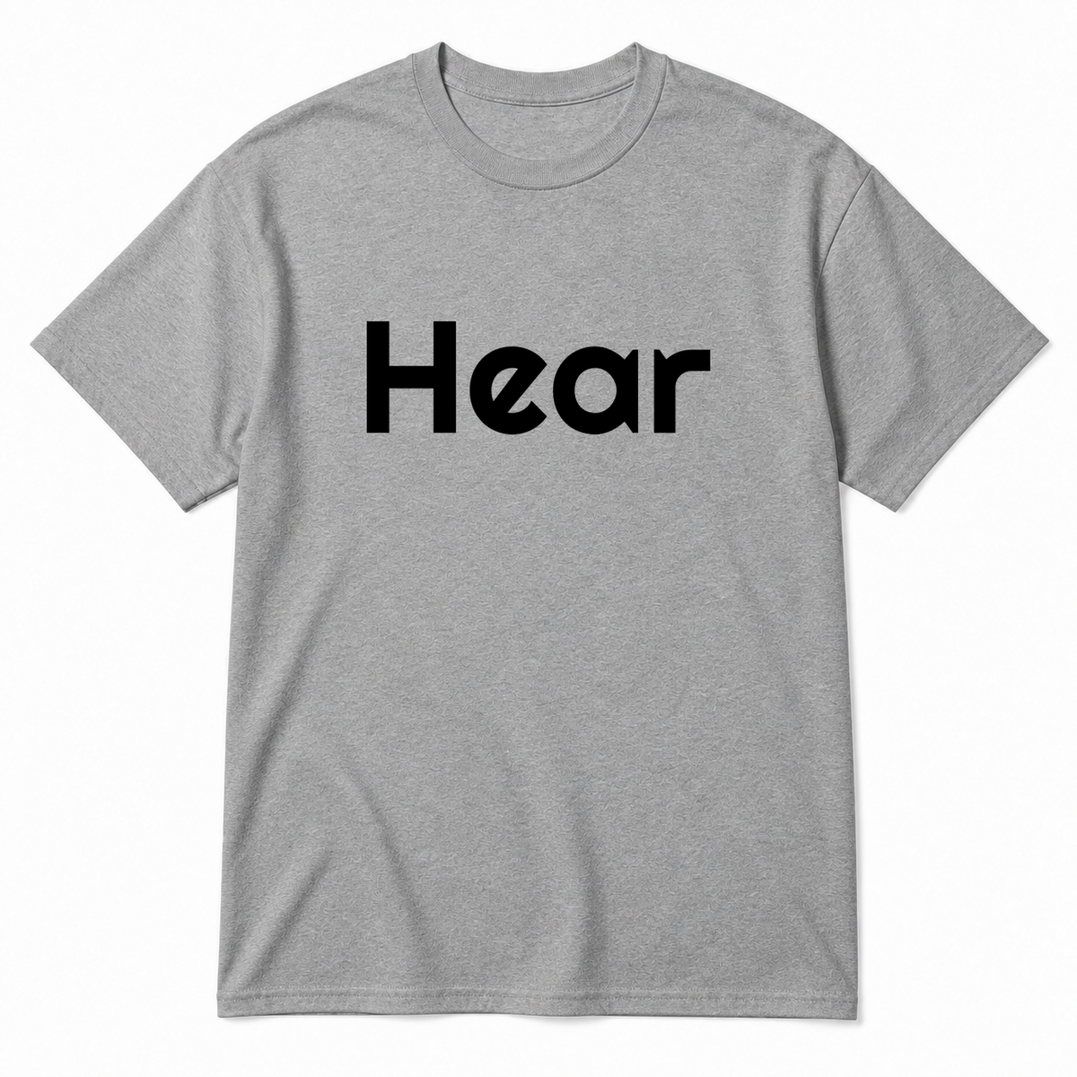 Hear T-Shirt in gray