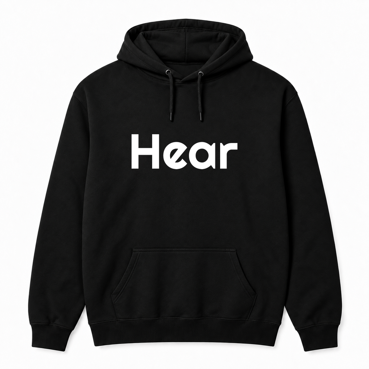Hear Hoodie in black