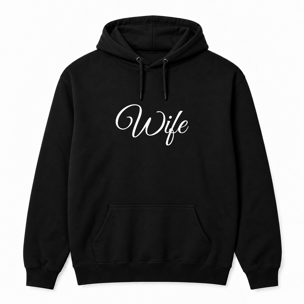 Wife Hoodie in black