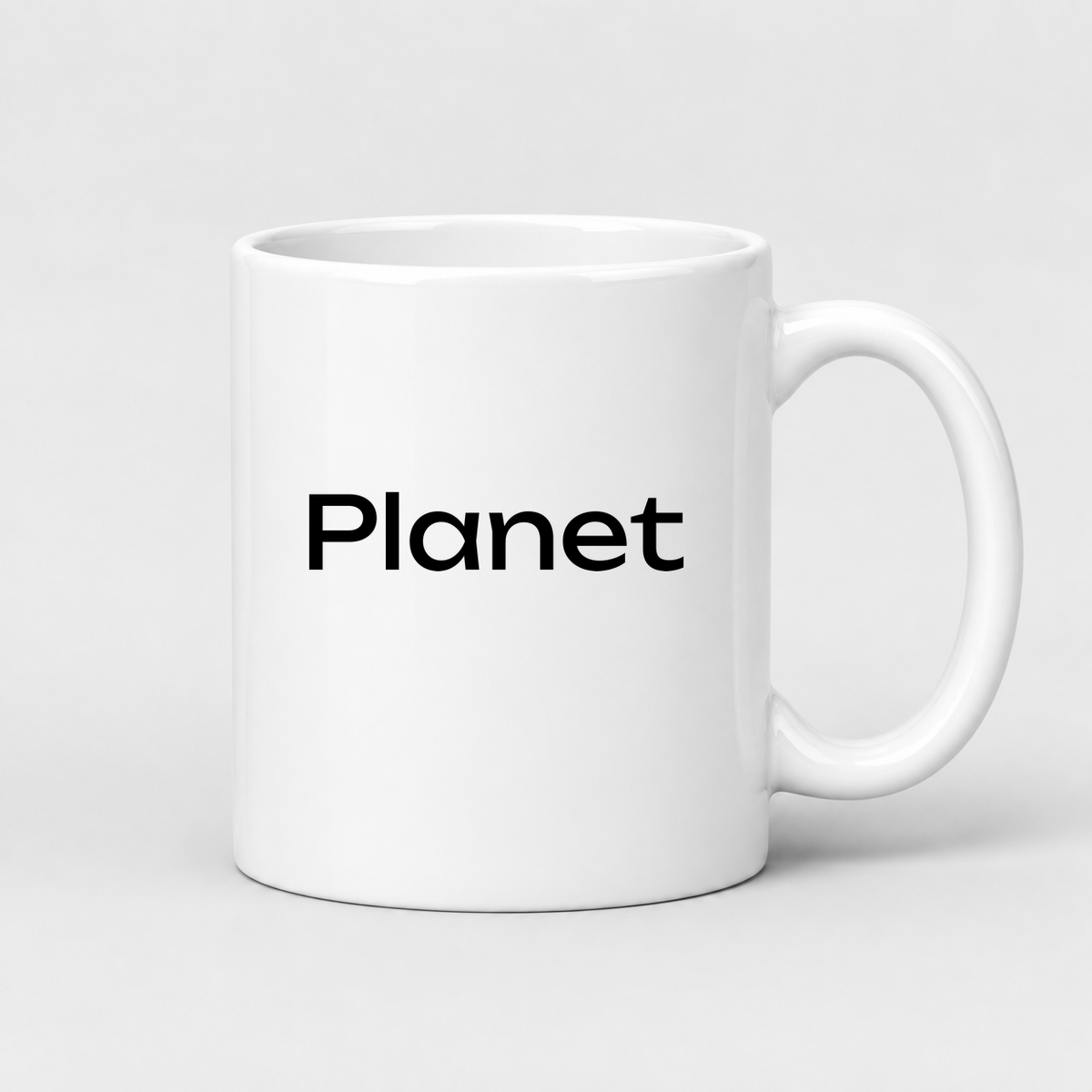 Planet Mug in white